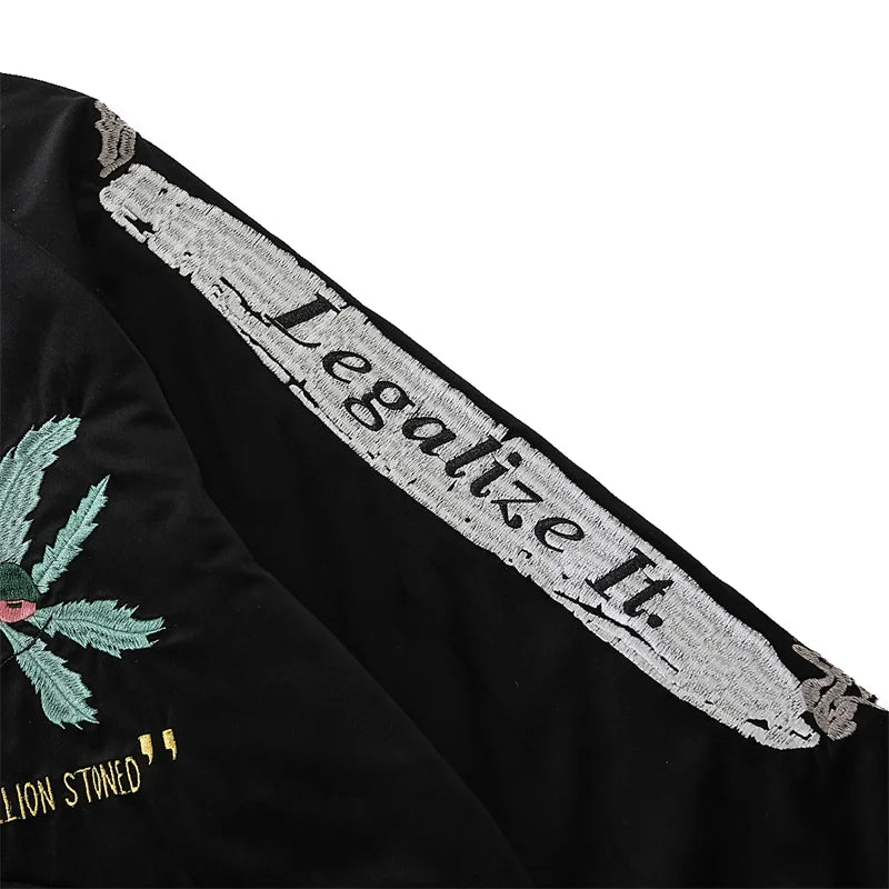 urban fashion featuring kanye co branded commemorative high quality heavy industry fully embroidered cotton winter jacket for men and women design – premium quality jacket for men