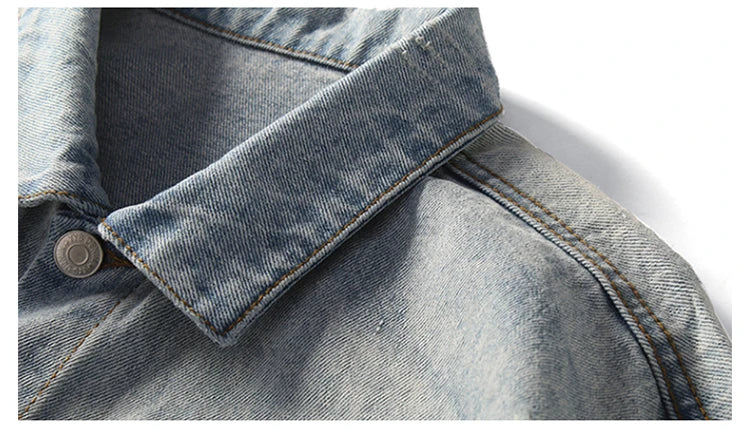 back wing embroidery denim jacket coat mens fashion hip hop harajuku jean coats outerwear casual streetwear jeans baggy jacke - variant style 4ee750 for streetwear fashion