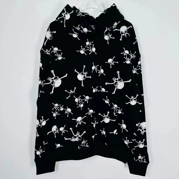 New 2023 Luxury Men Skull Head Devil Pullover Hoodies Hoody Hooded Swe