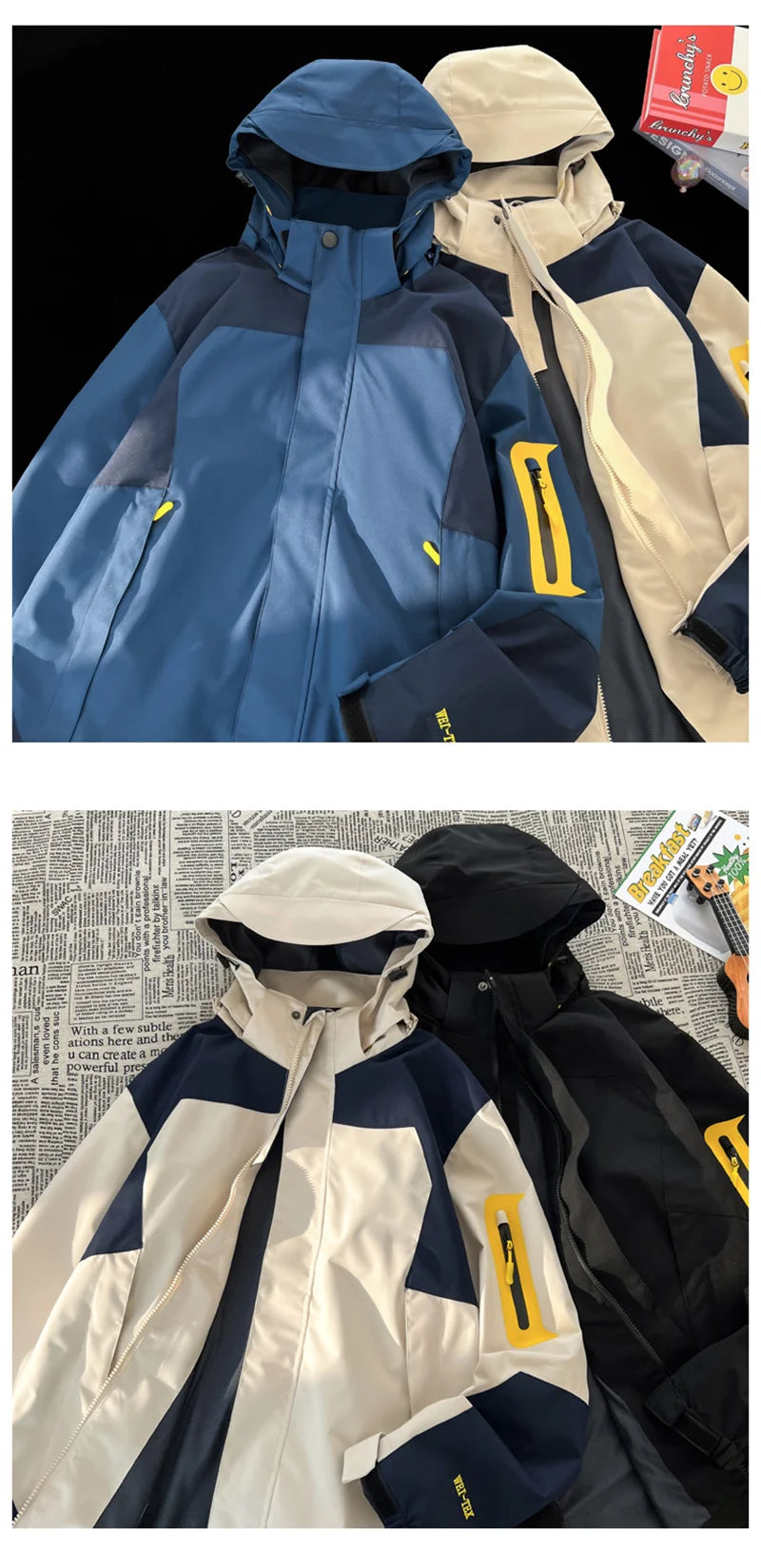 retro baseball outerwear, daily essential, men's streetwear fashion, trendy oversized fit, urban techwear design, modern hip 