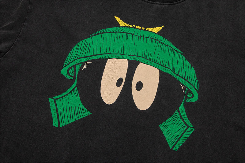 vaporwave oversized shirt featuring vintgae talk retro tops anime printing high street cotton quality t shirt