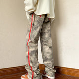 2023 outdoor side zipper camouflage baggy men cargo tracksuit pants overalls hip hop women sport long trousers spodnie dresowe combat utility trousers