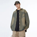 oversized grunge coat, photo-ready drip, for men, fall streetwear outfit, oversized style, layered fashion, modern aesthetic, graphic detail