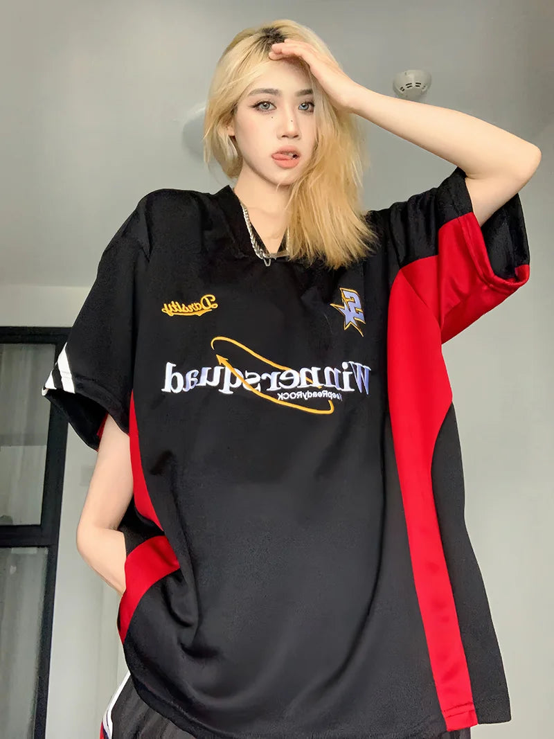 Skatercore Melting smiley – American High Street Men And Women Hip Hop Personality Lette