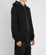Y2K barcode glitch featuring new luxury 2023 rick four holes zipper pullover hoodies hoody hooded sweatshirts velvet cotton thick fleece us size 668