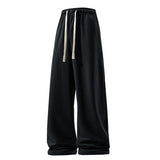 thin casual wide leg pants hang sense fashion handsome classic multi match durable fabric comfortable breathable casual pants unique default style 1322