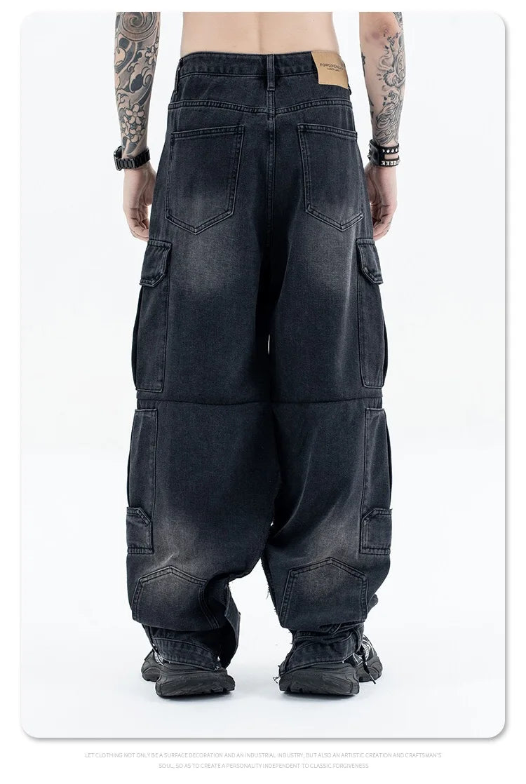 The new autumn and winter jeans are on backwards