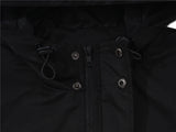 Bomber zip-up vintage quilted streetwear fleece