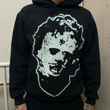 graphic fire pullover hoodie with oversized urban fit, trending menswear style, ideal for men’s fashion and seasonal streetwe