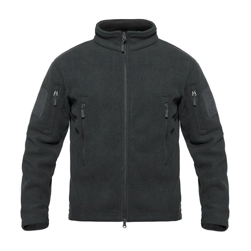 graphic outerwear featuring rainbowtouches full zip up tactical army fleece jacket military thermal warm police work coats safari jacket outwear windbreaker design – premium quality jacket for men