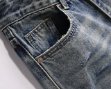 distressed frayed hole washed baggy jeans pants unisex pantalones hombre streetwear y2k straight casual denim trousers oversized unique jeans style 5888