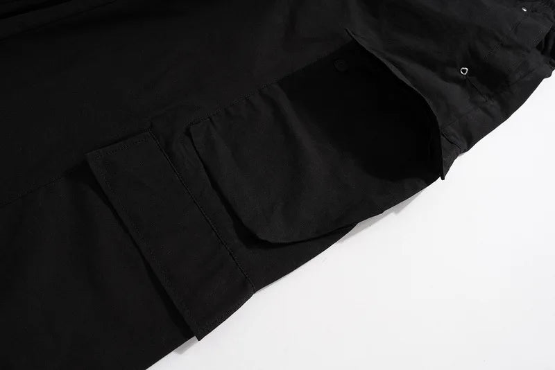 new men 2024 rick tactical paratrooper cargo comfortable cotton parkour sweat casual pants sweatpants no tag a3 sporty tapered joggers