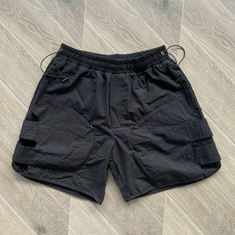 Whoisjacow High Quality 1:1 Men's Workwear hollowed out layered functional sports shorts