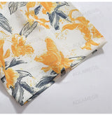 Men's Shirts Casual Fashion Hawaiian Shirts Sclassic Flower Pattern Half Sleeve Shirt Beach Fashion Versatile Tops Unisex