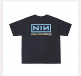 cyberpunk graphic tee featuring vintage retro rock band t shirt high street casual loose t shirt tops