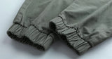 mens cargo pants elastic waist trousers streetwear hip hop loose fit ankle drawstring military pockets sweatpants joggers black unique joggers style 4106