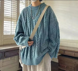 varsity graphic knit, unisex street look, trendy streetwear apparel for men and women