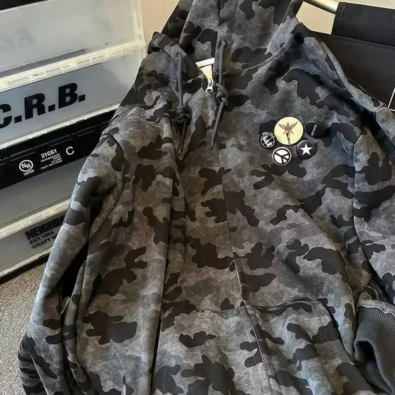 Club Paradise Limited American Retro High Street Camouflage…