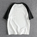 Y2k Melting smiley – Summer Mens Short Sleeved Casual Beach Wind Coconut Tree Pri