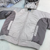 Brand New 2023 Mens Ninja Functional Dual Zipper Parkas Windproof Hooded Jacket Puffers Pockets Outdoor Work Coats Thicken #633