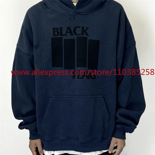 New 2024 Autumn Winter American Heavy Weight High Quality Vintage Hood