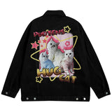 oversized image style high urban graphic funny-cat-graphic-denim-jacket-men-hip-hop-streetwear-oversized-harajuku-blue-jeans-jackets-y2k material wear style casual fit - hip design unisex quality streetwear premium 8fd215 everyday hop fashion essential print streetwear design ID 1ae11