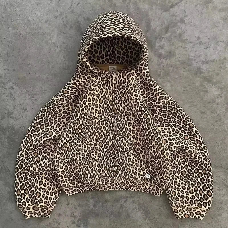 American Street Fashion Trend Loose Hoodie Men Harajuku Y2K New Hip Ho