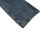distressed washed blue dirty frayed baggy denim trousers for men and women straight hip hop loose casual jeans oversized unique jeans style 4281