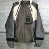New 2023 Men Under My Car Parka All Track Zipper Casual Mess Inside Windbreaker With Hoody Trench Jackets Coat Outdoor  #A07