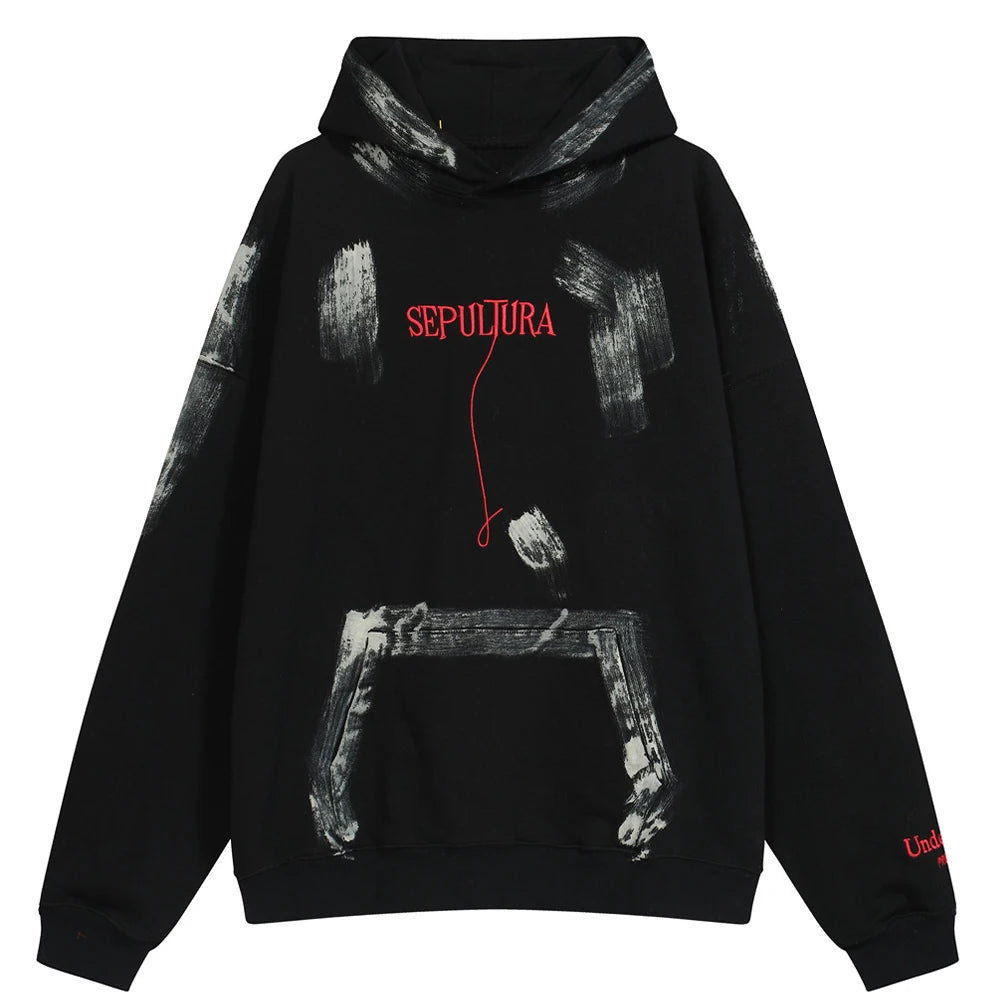 techwear flame knit sweater with structured oversized fit, ideal for cold streetwear layers, men’s streetwear clothing piece 