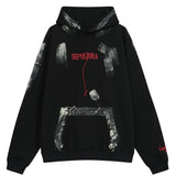 techwear flame knit sweater with structured oversized fit, ideal for cold streetwear layers, men’s streetwear clothing piece 