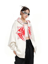 Y2K Retro Spider Print Sportswear Loose Casual Top For Men And Women I