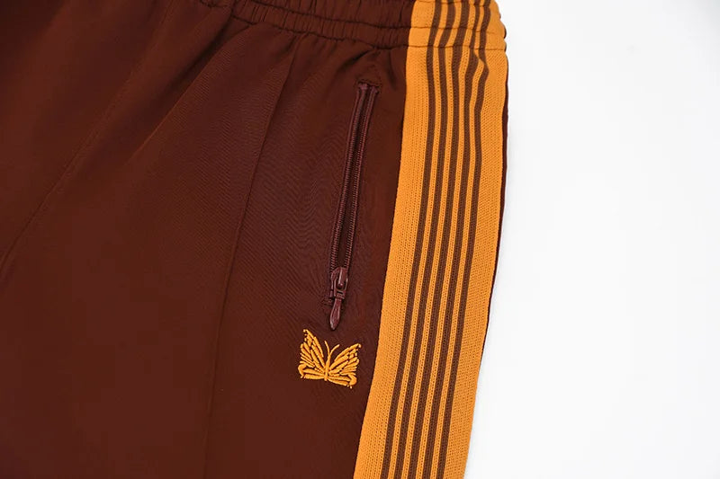 tie xiuhong high quality men woman pants chaopai versatile side edge weaving stripe embroidery loose joggers sweatpants unique joggers style 5096