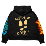 y2k clothing Pullover hooded zip vintage Sweatshirts Printed Pattern Long Sleeve High Street Hip Hop Punk kpop dance Dress 2023