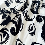 24ss New Retro Vintage Digital direct spray Cashew flower print High-Street Casual long sleeved shirt