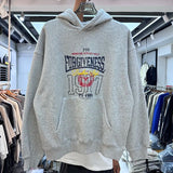 Grunge goth hoodie with edgy rock and roll elements