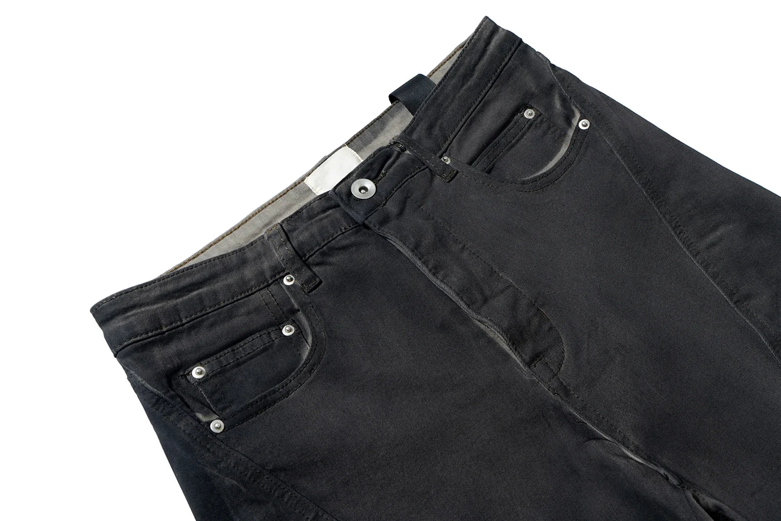 streetwear ro style gradient color baggy stacked baggy flare jeans for men and women straight washed casual denim trousers unique jeans style 4549