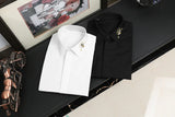New 2022 luxury Men Classic Embroidered star bee Fashion Cotton Casual Shirts Shirt high quality Pocket Short sleeves #A40