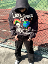 KANYE WEST Brand Fashion CPFM Foam 3D Print "Lost in Space" High-Street Oversized Cotton Hooded Sweatshirt Hoodie For Men