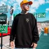 Dove Of Freedom Graphic Printed Men's Crewneck Hoodies Hip Hop Fashion Pullover Sweatshirts Hombre Y2K