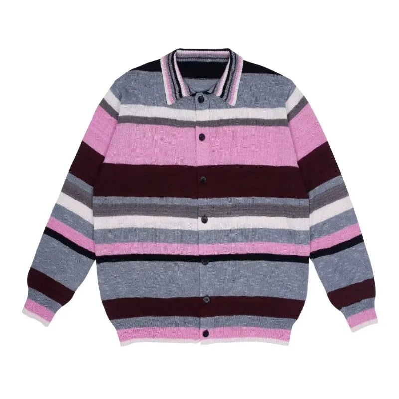 grunge fire sweater, streetwear drip, cozy knitwear for men, oversized grunge aesthetic winter top