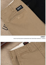 men american retro handsome loose casual business pure cotton pants japanese amikaji fashion straight cargo pant trouser unique cargo style 2515