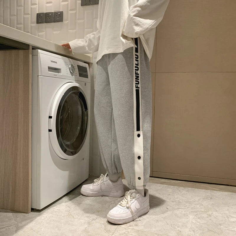 2023 new sports casual pants mens clothing youth spring and autumn loose pants boutique clothing simple style men clothing unique default style 4077