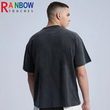 Y2K Graphic Tee – Rainbowtouches 2022 Brand Mens T Shirt High Street Tidal Cur – Urban Streetwear for Men & Women