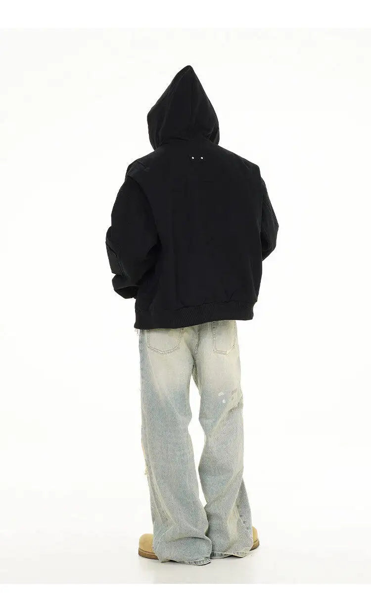 panelled bomber jacket, 2025 trend, men's streetwear fashion, trendy oversized fit, urban techwear design, modern hip hop sty