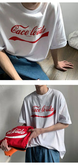 Vaporwave Tribal flame – Korean Summer Fashion Brand Printed Short Sleeved T Shirt Me