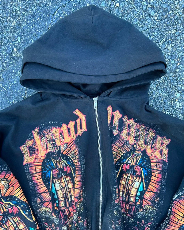 Harajuku Autumn Winter Fashion Sportswear Blessings Soldiers Sports Ho