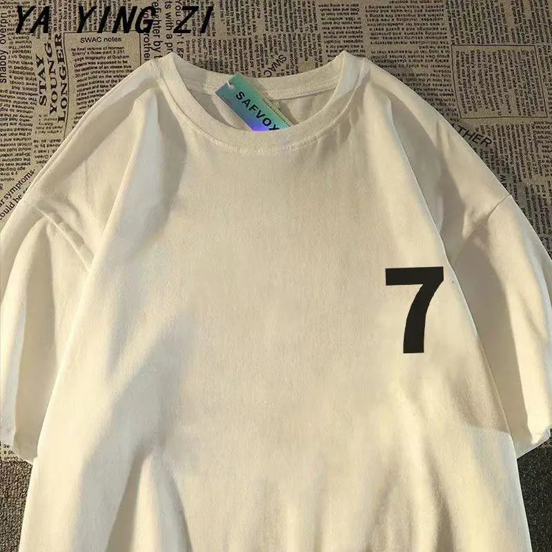 Vaporwave Chrome logo – Style Pure Cotton American High Street Short Sleeved T Shirt