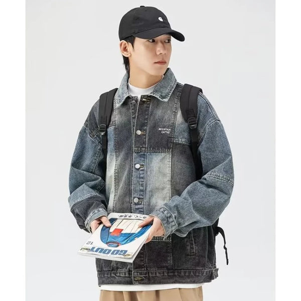 checkered varsity coat, layered streetwear look, trendy