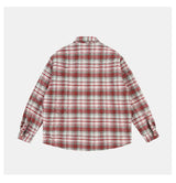 Autumn Winter Men Streetwear Fashion Loose Casual Oversize Plaid Cotton-padded Shirt Style Parkas Jacket Campus Couple Coat